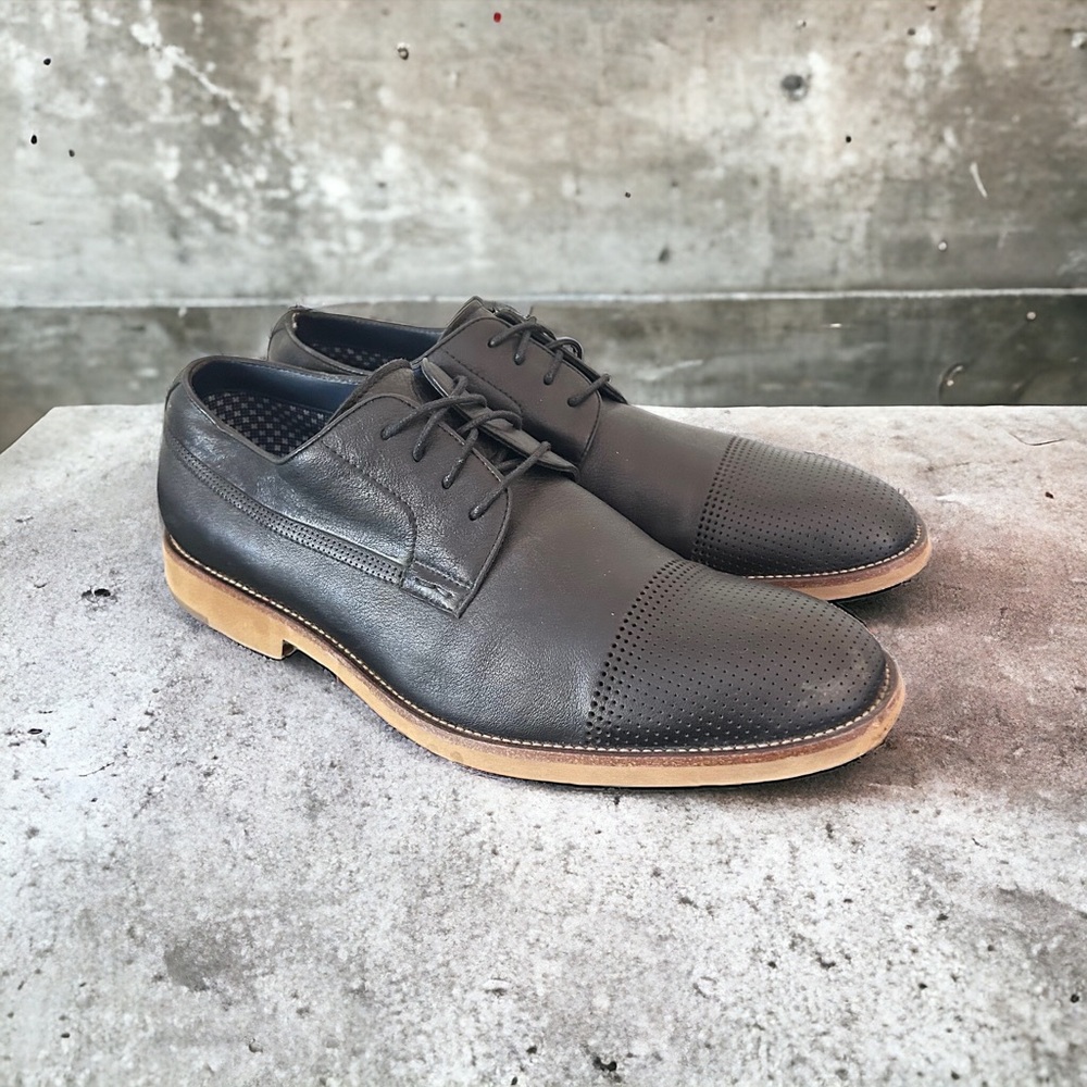 Steve Madden Men’s Chilton Lace Up Casual Oxford Shoes Size 10